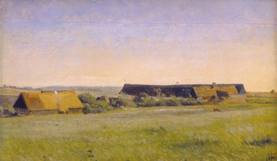 Fermes à Vejby - Johan Lundbye